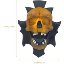 Led Night Light Wall Decor Led Wall Light Gothic Night 3D Resin Lamp For Party Home Living Room Indoor Bar Statue Decor - thumbnail 3