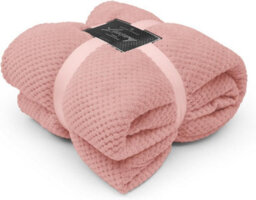 Gc Gaveno Cavailia Fluffy Pop Throw 150X200Cm Blush Pink Lightweight Honeycomb Blanket For Bed Settee Throws For Sofas Couch Chair - thumbnail 1