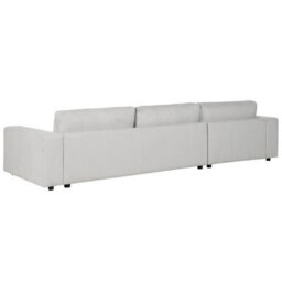 Beliani Corner Sofa 5 Seater Lofoten Fabric Light Grey Right Hand - thumbnail 5