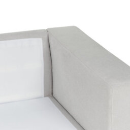 Beliani Corner Sofa 5 Seater Lofoten Fabric Light Grey Right Hand - thumbnail 8
