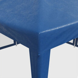 Walplus Party Tent Garden Gazebo Canopy With 8 Mesh Sidewalls Blue 4X4 M Hdpe - thumbnail 7