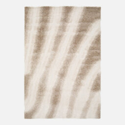 Sweeek - Indoor Rug With Beige Striped Pattern 150X80 Cm - Lou - thumbnail 2