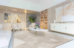Elysium Modern Abstract Living Room Area Rug Metallic Sheen -Expression Pearl 200Cm X 290Cm - thumbnail 2