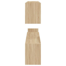 Berkfield Wall Shelf 2 Pcs Sonoma Oak 100X15X20 Cm Engineered Wood - thumbnail 6