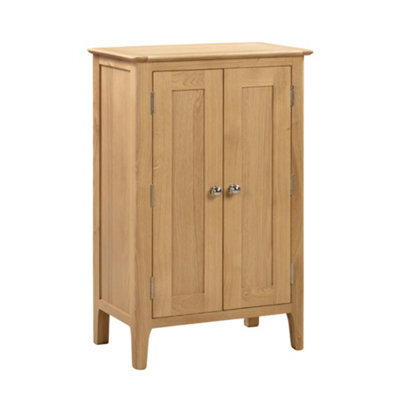 Oakham Premium Strathmore Shoe Cupboard In Oak - image 1