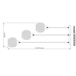 Luminosa Lighting Luminosa Tom Cluster Pendant Ceiling Light Matt Black Smoke Glass Shade 3X E14 - thumbnail 6