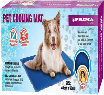Self Cooling Cool Gel Mat Pet Dog Cat Heat Relief Non-Toxic Summer 40Cm X 50Cm