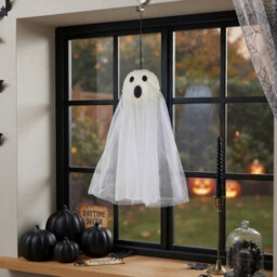 Garden Greatness Hanging Light Up Spooky Ghost Decor - thumbnail 2