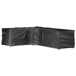 Walplus L-Shaped Outdoor Garden Furniture Covers 2 Pcs 16 Eyelets 210X260X80 Cm - thumbnail 2