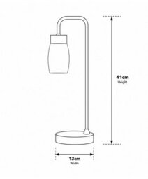 Lighting Supermarket Arch Satin Silver Vintage Industrial Table Lamp With Jasmin Opal Glass Shade - thumbnail 6