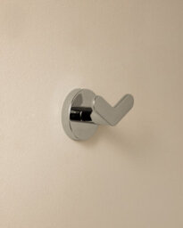 Cosmic Double Towel Hook, Robe Hook, Coat Hook, Chrome, Hidden Fixings, Anti-Corrosion, 5Kg Resistance, Start Collection - thumbnail 1