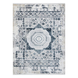 RugsX Modern Carpet Duke 51542 Cream / Blue - Rosette Vintage Structured, Ve  280X370 Cm - thumbnail 3