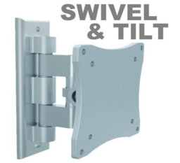 "Ib103S Swivel & Tilt Tv Bracket For 17""-29"" Tvs, Max Vesa 100X100, Silver" - thumbnail 2