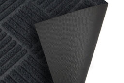 Emma Barclay Cross Hatch Anti-Slip Mat Black 60X40Cm - thumbnail 2