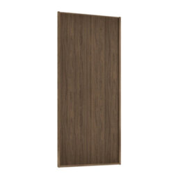 Spacepro Classic 1 Panel Matt Carini Walnut Effect Sliding Wardrobe Door (H)2220mm (W)914mm - thumbnail 1
