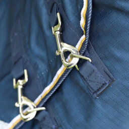 "Highlander Plus Lite Horse Turnout Rug Navy (7' 3"")" - thumbnail 2