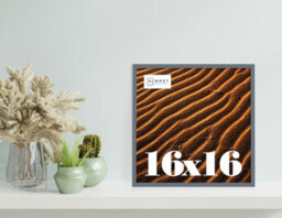 16X16 Grey Picture Frame (40.6 X 40.6Cm) Poster, Photo, Artwork, Gallery Wall Or Print - thumbnail 2