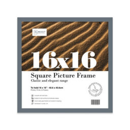 16X16 Grey Picture Frame (40.6 X 40.6Cm) Poster, Photo, Artwork, Gallery Wall Or Print - thumbnail 1