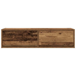 Berkfield Tv Cabinet Old Wood 100X31X25,5 Cm Engineered Wood - thumbnail 7