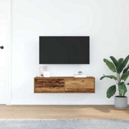 Berkfield Tv Cabinet Old Wood 100X31X25,5 Cm Engineered Wood - thumbnail 4