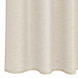 Berkfield Curtains With Curtains 2 Pcs Sand Polyester - thumbnail 5