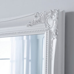 Yearn French Style Carved Mirror White 166X75Cm - thumbnail 2