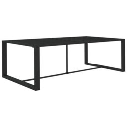 Berkfield Outdoor Dining Table Anthracite 120X60X66 Cm Aluminium - thumbnail 2