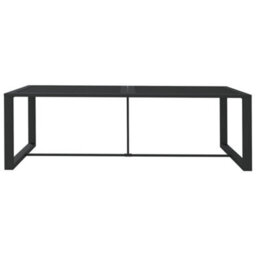 Berkfield Outdoor Dining Table Anthracite 120X60X66 Cm Aluminium - thumbnail 3