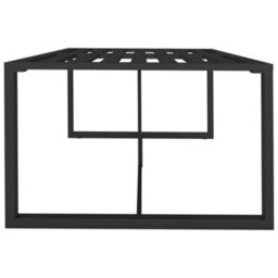 Berkfield Outdoor Dining Table Anthracite 120X60X66 Cm Aluminium - thumbnail 4