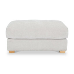 Cloud Natural Haze Footstool - Fully Assembled By Roseland Furniture - thumbnail 2