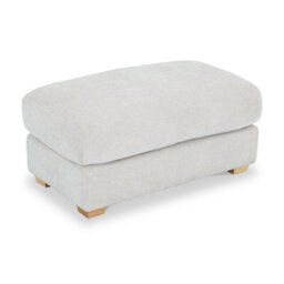 Cloud Natural Haze Footstool - Fully Assembled By Roseland Furniture - thumbnail 3