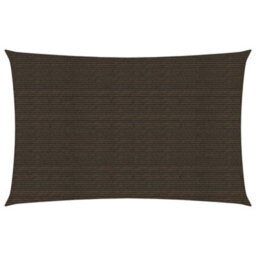 Berkfield Sunshade Sail 160 G/m2 Brown 3X6 M Hdpe - thumbnail 1