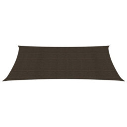 Berkfield Sunshade Sail 160 G/m2 Brown 3X6 M Hdpe - thumbnail 2