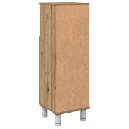 Walplus Bathroom Cabinet Artisan Oak 30X30X95 Cm Engineered Wood - thumbnail 7