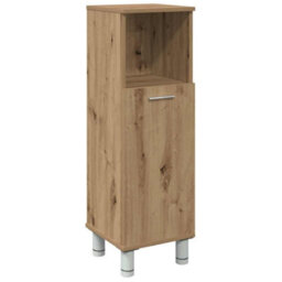 Walplus Bathroom Cabinet Artisan Oak 30X30X95 Cm Engineered Wood - thumbnail 2