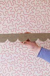 (Pack Of 2) Large Scallop Trims - Unprimed - 1M Long - Wall And Shelf Edging Mdf Wood (By Trims & Co.) - thumbnail 3