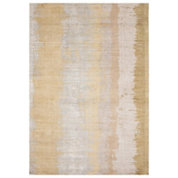 Gold Abstract Modern Rug Easy To Clean Living Room And Bedroom-160Cm X 230Cm - thumbnail 7