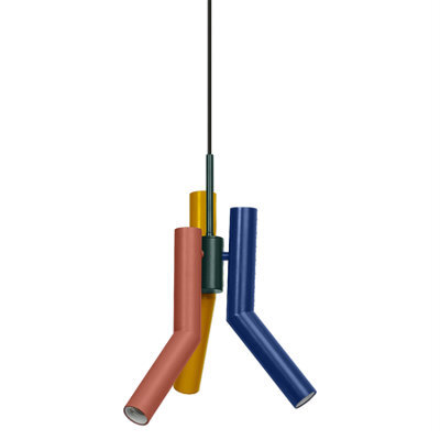 Osram Decor Straw Pendant Ceiling Light 3 X E27 Multicolour - image 1