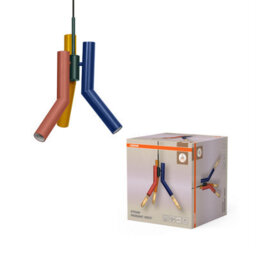 Osram Decor Straw Pendant Ceiling Light 3 X E27 Multicolour - thumbnail 3