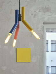 Osram Decor Straw Pendant Ceiling Light 3 X E27 Multicolour - thumbnail 4