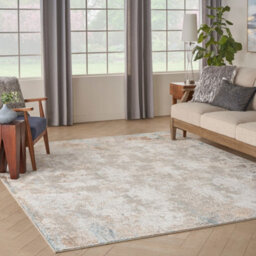 Cream Multi Abstract Modern Rug Easy To Clean Living Room And Bedroom-69 X 229Cmcm (Runner) - thumbnail 2
