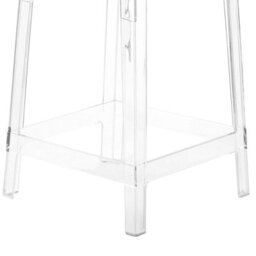Beliani Set Of 2 Bar Chairs Wellington Transparent - thumbnail 8