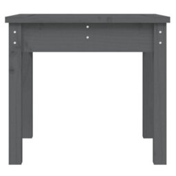 Berkfield Garden Bench Grey 50X44X45 Cm Solid Wood Pine - thumbnail 4