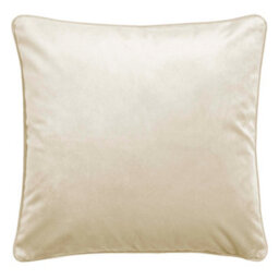 Laurence Llewelyn-Bowen Montrose Luxury Filled Ivory Plain Velvet Cushion - thumbnail 2