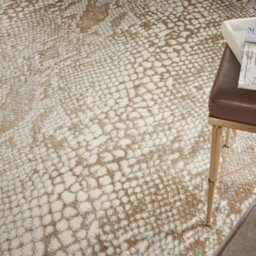 Ivory Beige Modern Abstarct Rug Easy To Clean Living Room Bedroom And Dining Room-160Cm X 221Cm - thumbnail 4