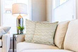 Waves Cushion Cover In Cream Beige - thumbnail 2