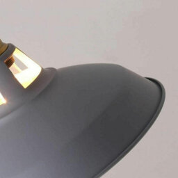Ledsone Industrial Gray Metal Lampshade Vintage Protective Cover (Pendant & Wall Lamp) - thumbnail 7