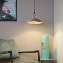 Ledsone Industrial Gray Metal Lampshade Vintage Protective Cover (Pendant & Wall Lamp) - thumbnail 5