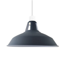 Ledsone Industrial Gray Metal Lampshade Vintage Protective Cover (Pendant & Wall Lamp) - thumbnail 1