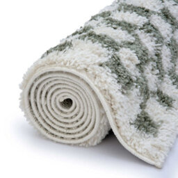 The Rugs Moodi Shaggy Green Lunel Rug Runner Tartan Thick High Pile For Living Rooms, Bedrooms, Hallways, Kitchens - thumbnail 6